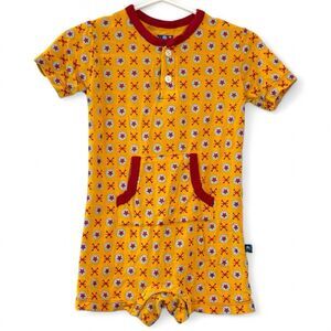 Kickee Pants Bamboo Shorty Romper Toy Story Woody Sheriff Vibes Cowboy 3-6 month